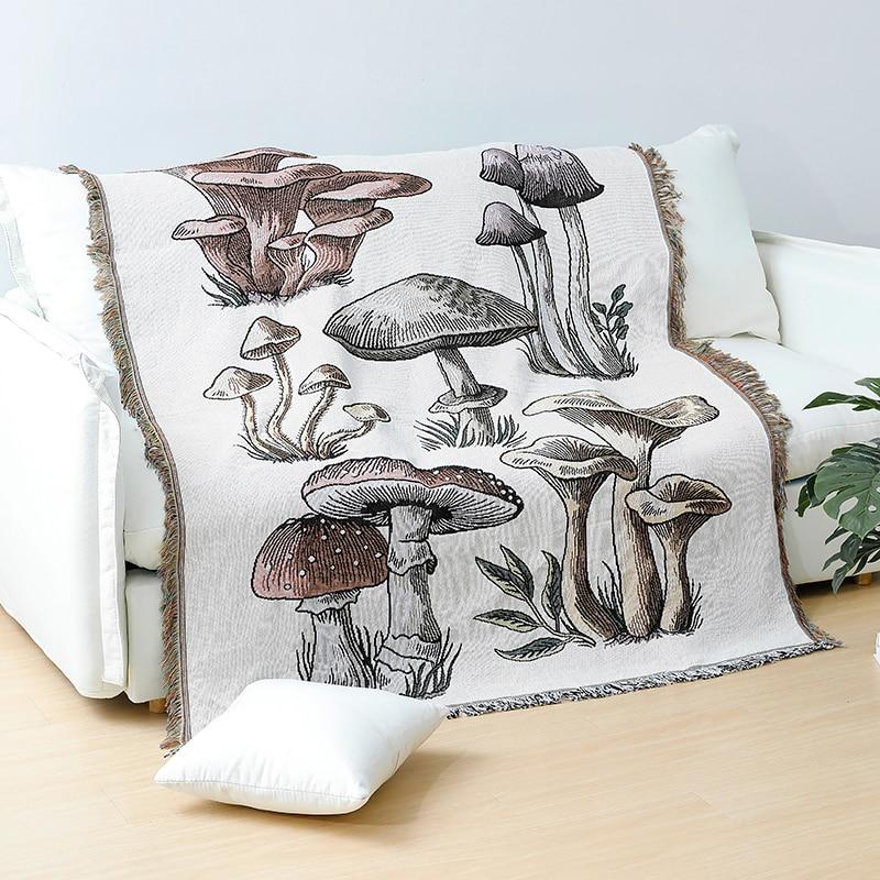 Magic Mushroom Throw Blanket - The Shroomdom